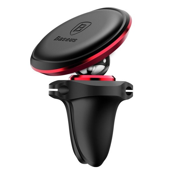 Baseus Magnetic Air Vent | Uchwyt magnetyczny samochodowy na telefon do kratki nawiewu z klipsem na kable