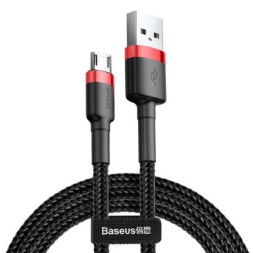 Baseus Cafule Cable | Nylonowy kabel przewód USB - Micro USB dwustronny 1.5A 2M 