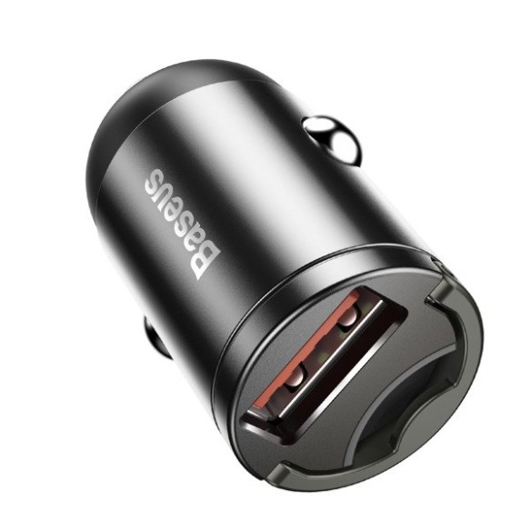 Baseus Tiny Star | Mini ładowarka samochodowa USB Quick Charge 3.0 Huawei Super Charge 5A 30W