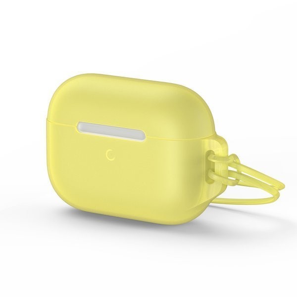 Baseus Let''s go | Silikonowa obudowa etui case do Apple Air Pods | żółty