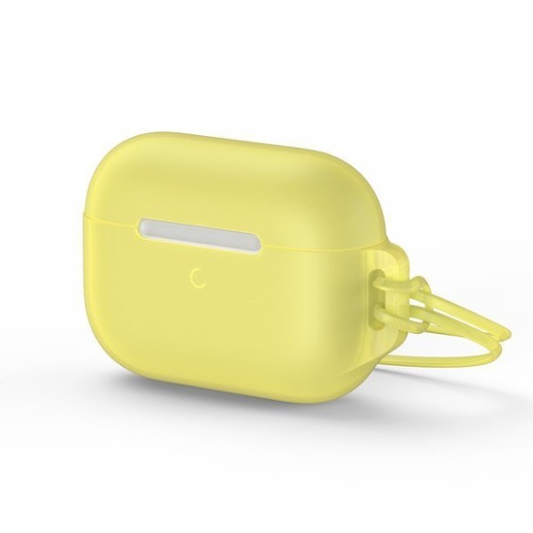 Baseus Let''s go | Silikonowa obudowa etui case do Apple Air Pods | żółty