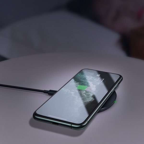 Baseus Simple | Szybka ładowarka indukcyjna bezprzewodowa Qi 15W 