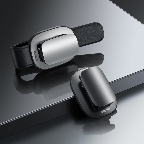 Baseus Platinum Vehicle | Klips wieszak uchwyt samochodowy na okulary dokumenty