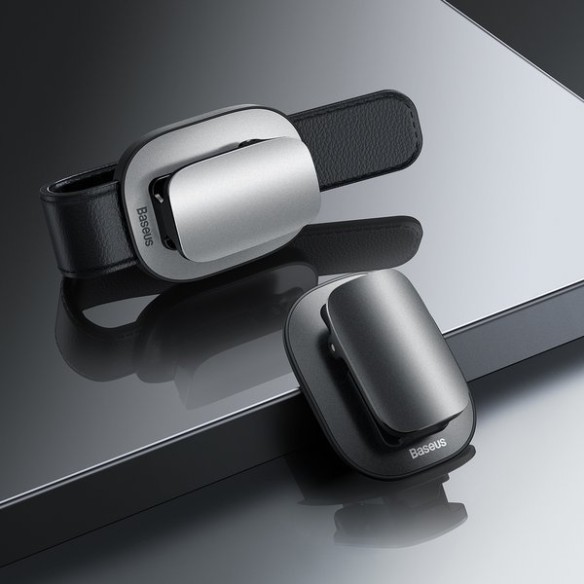 Baseus Platinum Vehicle | Klips wieszak uchwyt samochodowy na okulary dokumenty