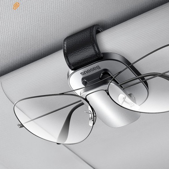 Baseus Platinum Vehicle | Klips wieszak uchwyt samochodowy na okulary dokumenty