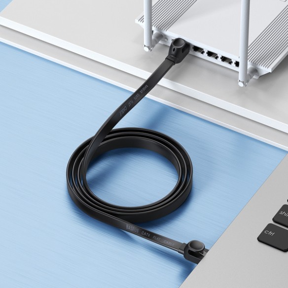Baseus RJ45 Gigabit Network Flat | Kabel sieciowy LAN Ethernet CAT6 RJ45 0.5m
