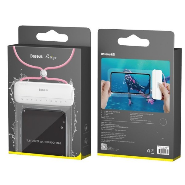 Baseus Let's go Slip | Etui wodoodporne wodoszczelne na telefon do 7,2'' IPX8 