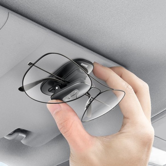 Baseus Platinum Vehicle | Klips wieszak uchwyt samochodowy na okulary dokumenty 