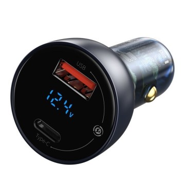 Baseus Particular | Ładowarka samochodowa 65W Quick Charge 4.0+ Power Delivery 3.0 Huawei SCP 5A 2xUSB 