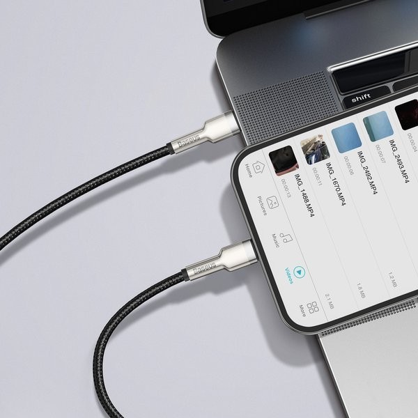 Baseus Cafule Metal | Kabel USB-C Lightning PD 20W do iPhone iPad 