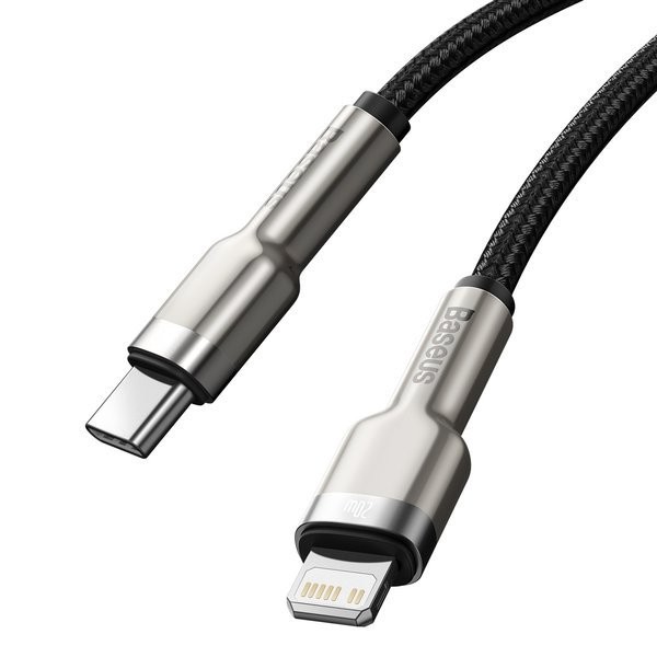 Baseus Cafule Metal | Kabel USB-C Lightning PD 20W do iPhone iPad 