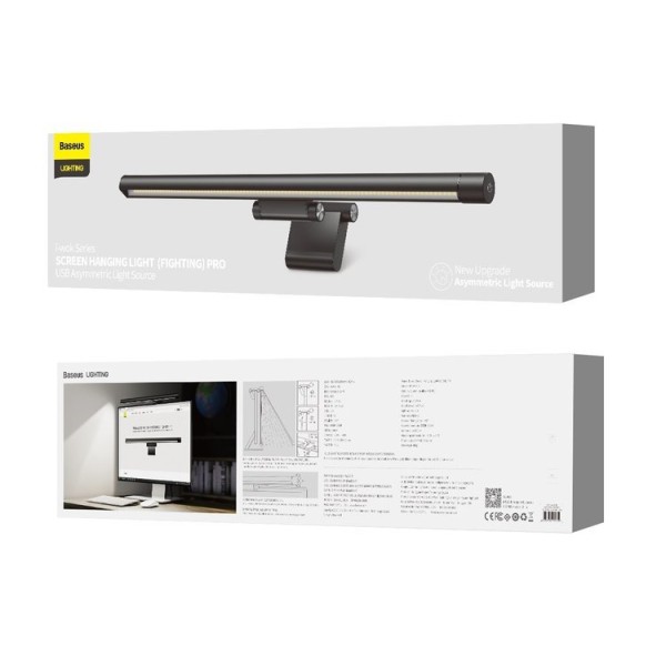 Baseus I-Wok Series Pro | Lampka biurkowa na monitor LED USB