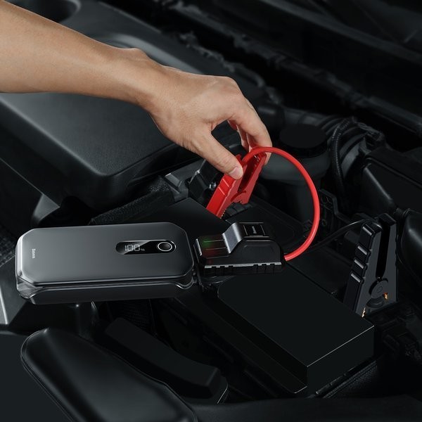 Baseus Super Energy Pro | Power Bank rozrusznik Jump Starter 12V 6.0L 3.5L 12000mAh, 1000A