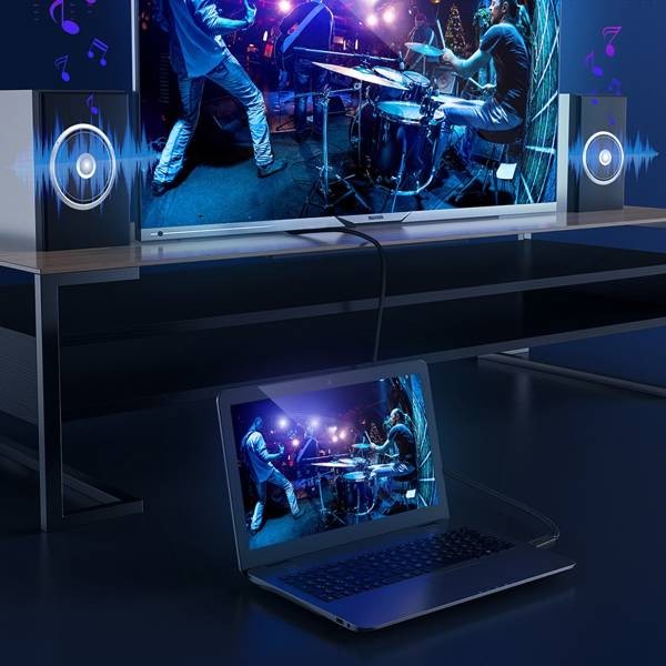 Baseus High Definition | Kabel przewód HDMI - HDMI 2.0 4K30Hz HD 18Gbps 8m