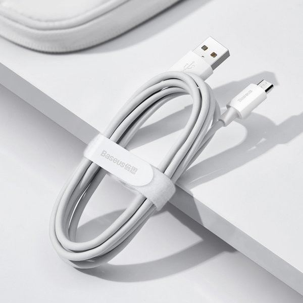Baseus Simple Wisdom | Zestaw dwóch szybkich kabli USB - Micro 2.1A 150cm