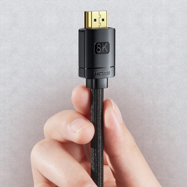 Baseus High Definition | Kabel HDMI 2.1 8K 60Hz UHD 3D dynamiczny HDR 1m
