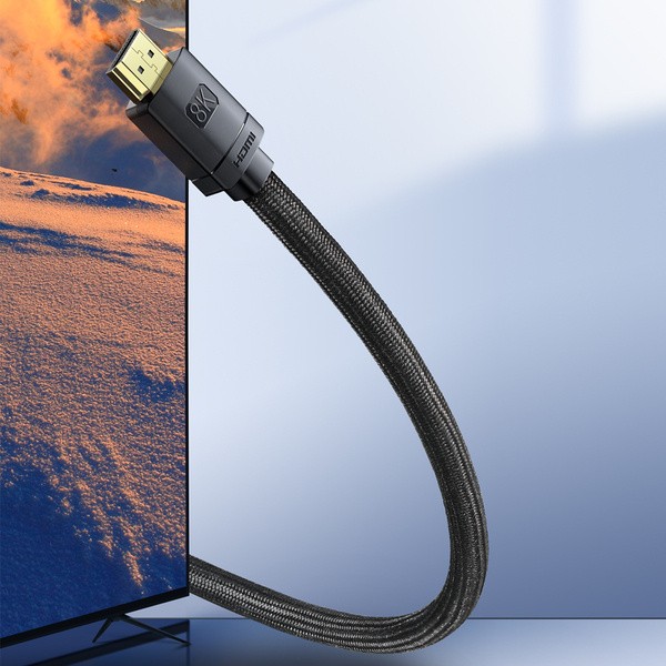 Baseus High Definition | Kabel HDMI 2.1 8K 60Hz UHD 3D dynamiczny HDR 0,5m