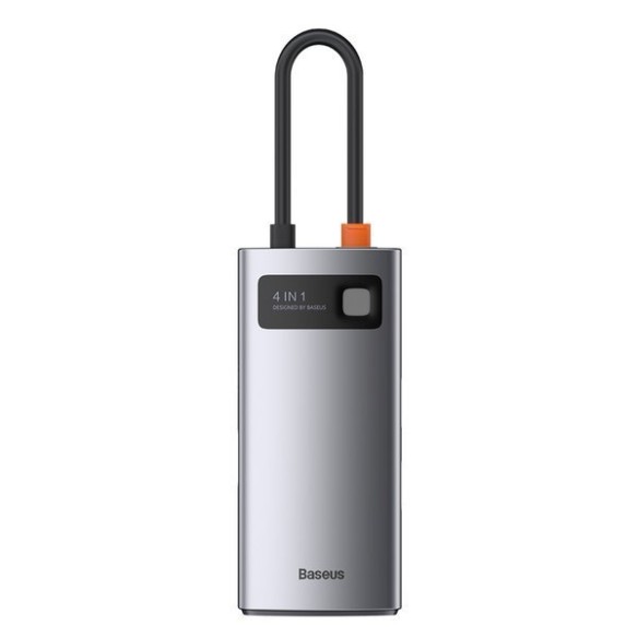 Baseus Metal Gleam Series | Adapter HUB USB-C - HDMI 4K USB2.0 USB3.0 USB-C PD 100W