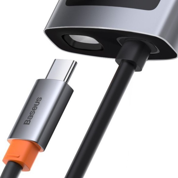 Baseus Metal Gleam Series | Adapter HUB USB-C - HDMI 4K USB2.0 USB3.0 USB-C PD 100W