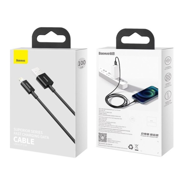 Baseus Superior Series | Kabel USB - Lightning do iPhone iPad 2.4A 1m