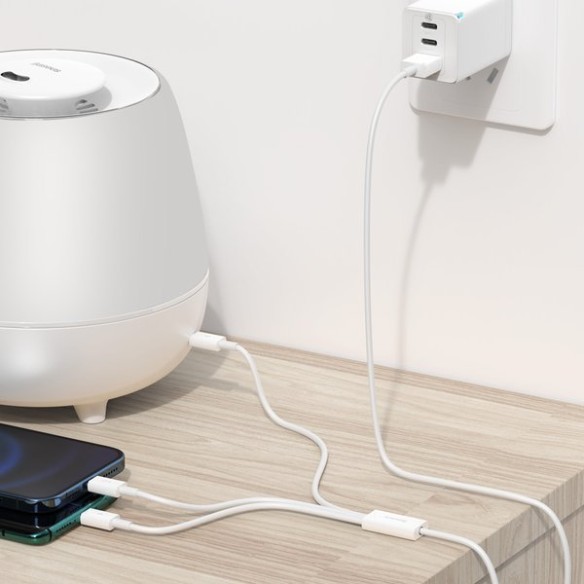 Baseus Superior | Kabel 3w1 USB - USB-C Micro Lightning 3,5A 