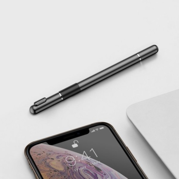 Baseus Golden Cudgel | Rysik pojemnościowy uniwersalny Stylus Pen + długopis 2w1