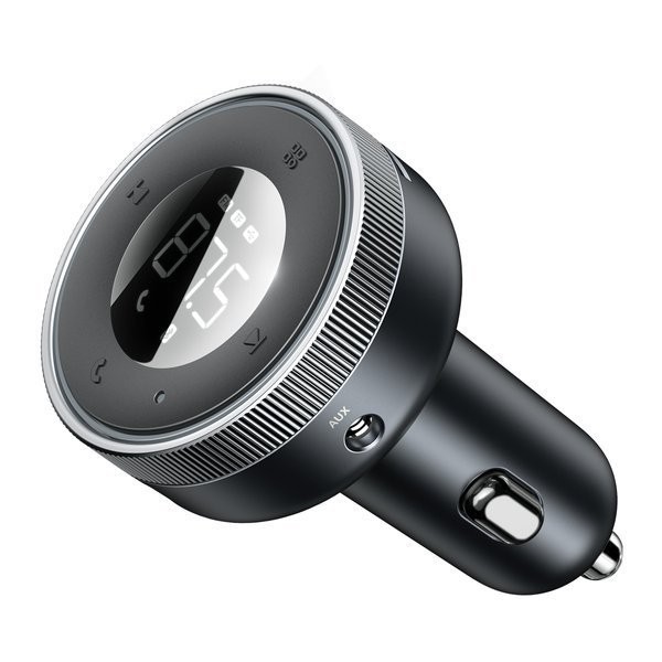 Baseus Enjoy Car | Transmiter FM AUX Bluetooth 5.0 Ładowarka samochodowa 2x USB 