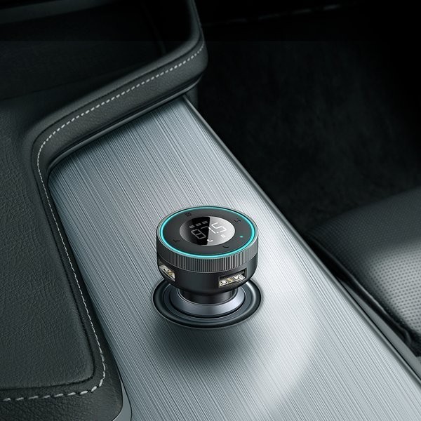 Baseus Enjoy Car | Transmiter FM AUX Bluetooth 5.0 Ładowarka samochodowa 2x USB 