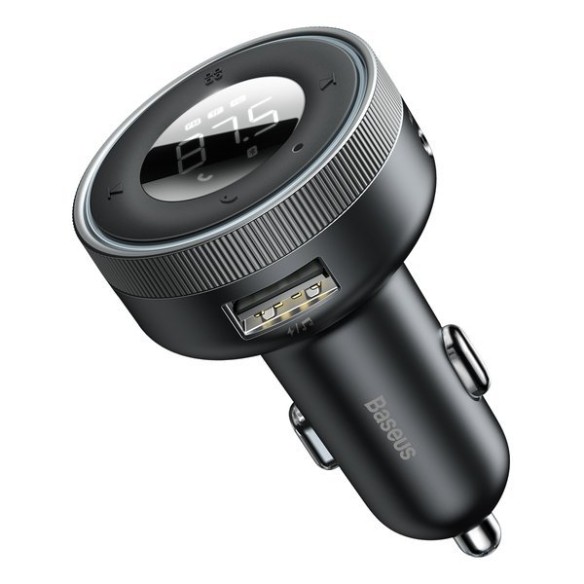 Baseus Enjoy Car | Transmiter FM AUX Bluetooth 5.0 Ładowarka samochodowa 2x USB 