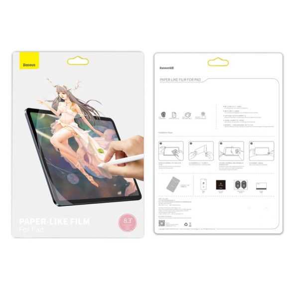 Baseus SGZM010002 | Folia ochronna matowa do Apple do iPad Mini 2021 8.3'' 