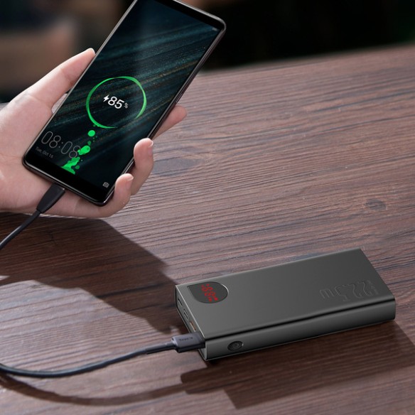 Baseus Adaman Metal Digital Display Quick Charge Power Bank 20000mAh 22.5W