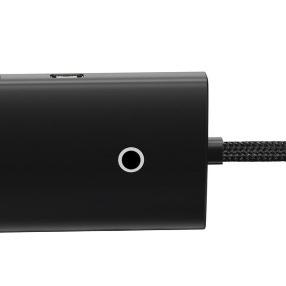 Baseus Lite Series 4-Port | HUB adapter OTG rozdzielacz USB-C do 4x USB-A 3.0, Z kablem 200cm