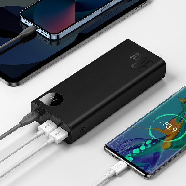 Baseus Adaman | Power Bank 20000mAh 3x USB USB-C QC 3.0 PD Samsung AFC 30W