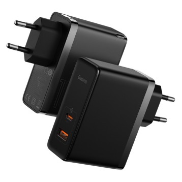 Baseus GAN5 Pro  | Ładowarka sieciowa zasilacz USB-A USB-C PD QC4.0 100W + kabel USB-C