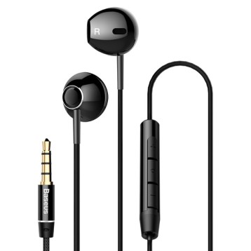 Baseus H06 | Słuchawki douszne Mini Jack 3,5mm z mikrofonem HD