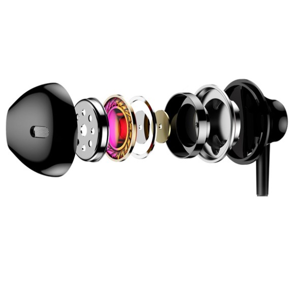 Baseus H06 | Słuchawki douszne Mini Jack 3,5mm z mikrofonem HD
