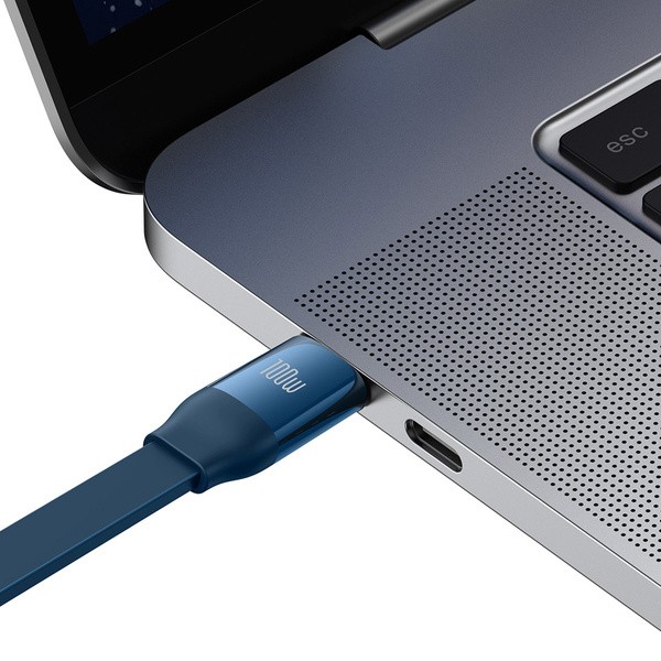 Baseus Bright Mirror 2 | Kabel z regulacją długości USB-C - Micro, USB-C, Lightning do iPhone 100W PD QC