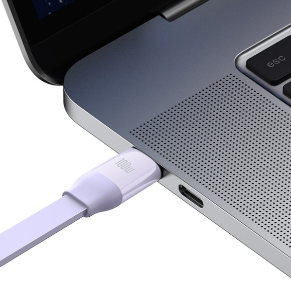 Baseus Bright Mirror 2 | Kabel z regulacją długości USB-C - Micro, USB-C, Lightning do iPhone 100W PD QC