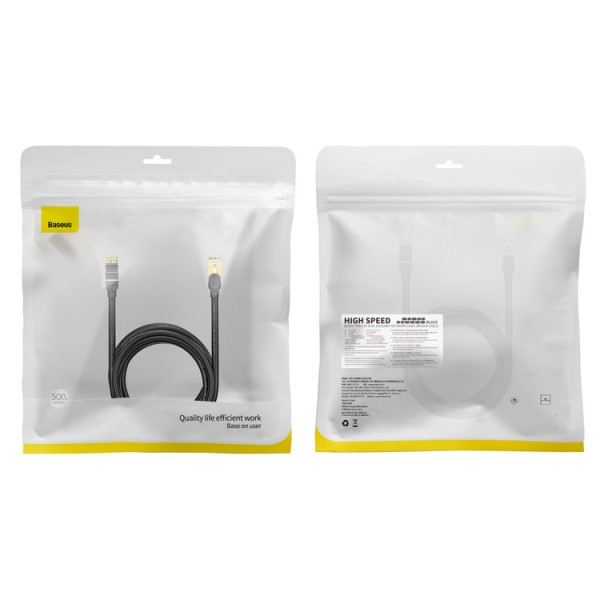 Baseus high Speed Seven | Kabel przewód sieciowy Ethernet LAN Cat7 10GB 600Mhz 5m