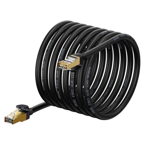 Baseus high Speed Seven | Kabel przewód sieciowy Ethernet LAN Cat7 10GB 600Mhz 10m
