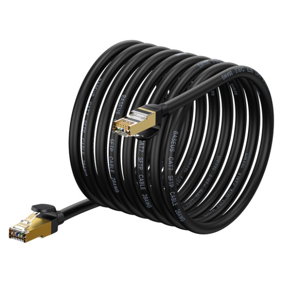 Baseus high Speed Seven | Kabel przewód sieciowy Ethernet LAN Cat7 10GB 600Mhz 10m