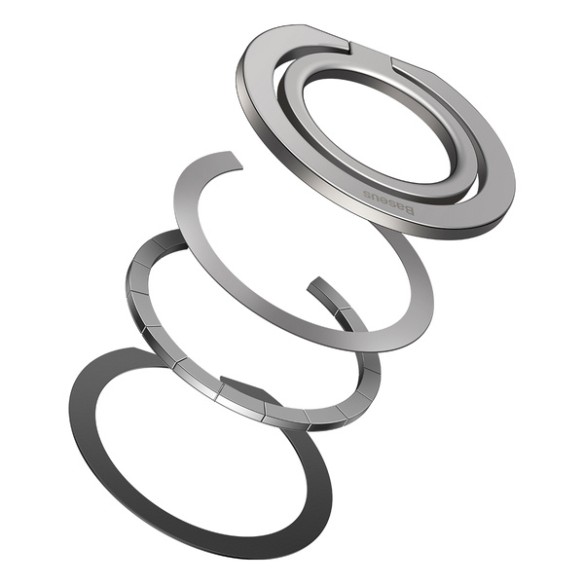 Baseus Halo | Uchwyt ring do telefonu adapter magnetyczny 3w1