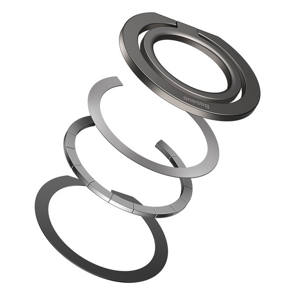 Baseus Halo | Uchwyt ring do telefonu adapter magnetyczny 3w1