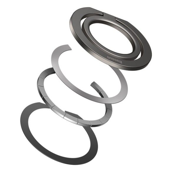Baseus Halo | Uchwyt ring do telefonu adapter magnetyczny 3w1