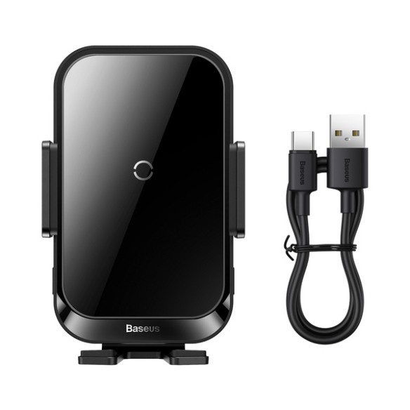 Baseus Halo Electric | Uchwyt z ładowaniem bezprzewodowym 15W na kratkę nawiewu