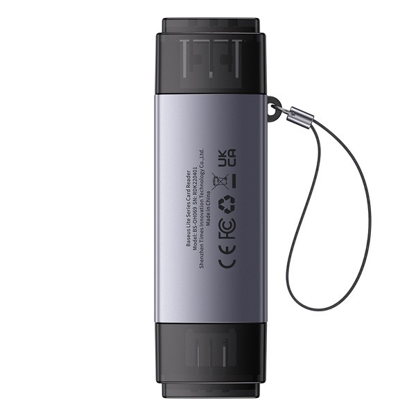 Baseus Lite Series | Adapter czytnik kart pamięci MicroSD SD TF 2TB USB3.0 USB C