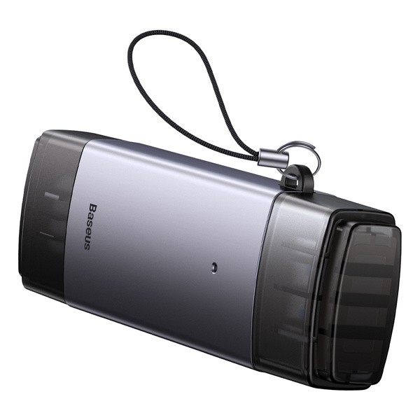Baseus Lite Series | Adapter czytnik kart pamięci MicroSD SD TF 2TB USB3.0 USB C