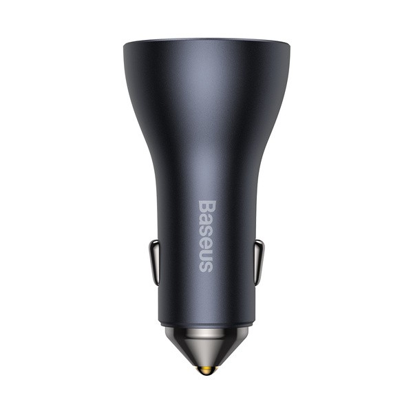 Baseus Golden Contactor Pro | Szybka ładowarka samochodowa z trzema portami, USB-C, USB-A 65