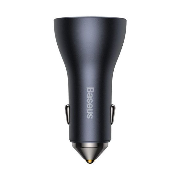 Baseus Golden Contactor Pro | Szybka ładowarka samochodowa z trzema portami, USB-C, USB-A 65
