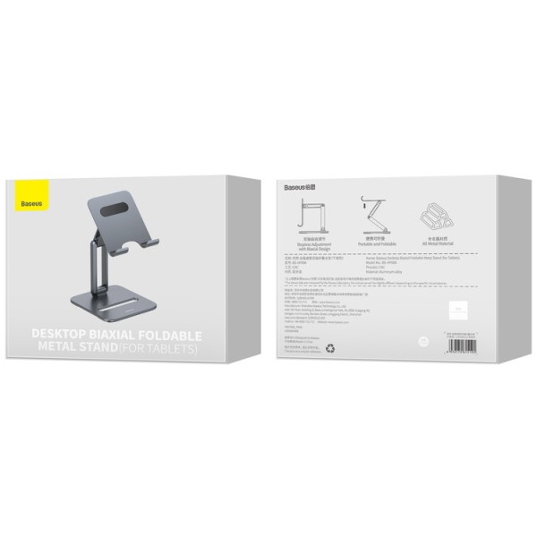 Baseus Desktop Biaxial Foldable | Uchwyt biurkowy stojak podstawka do tabletów do 13"